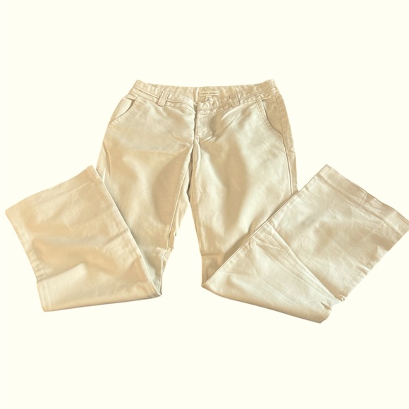 Banana Republic Stretch Women’s Trouser Wide-Leg Pants Size 10 Cream - Picture 5 of 8